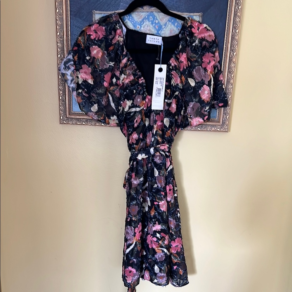 Floral Black Dress by [Brand]